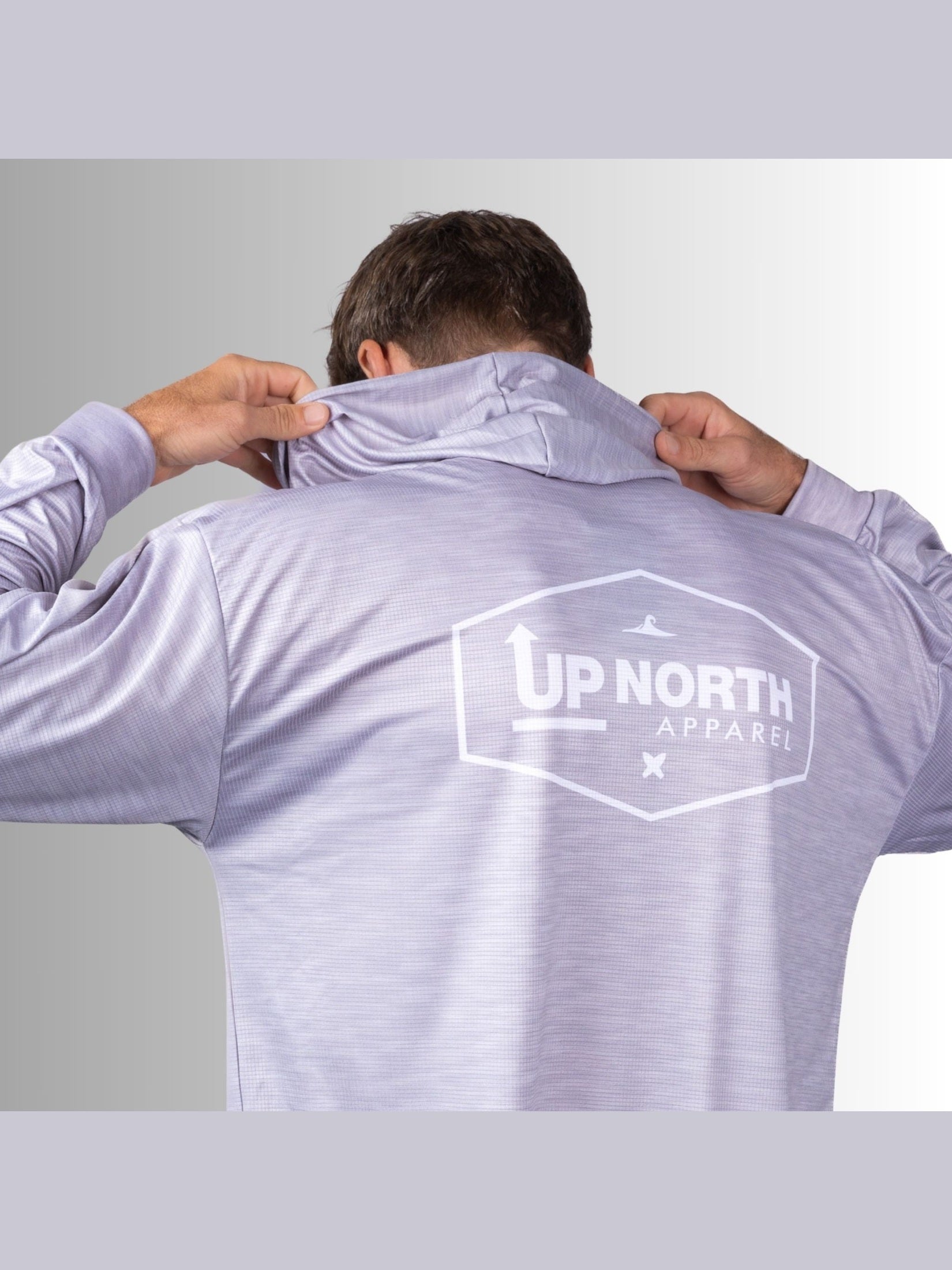 OG HYFLEX HOOD JERSEY - GREY MARLE – Up North Apparel