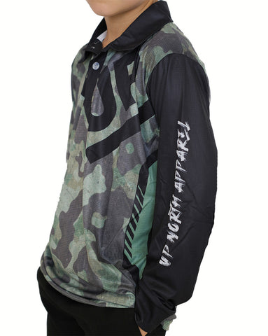 KIDS CAMO UP POLO JERSEY KIDS CAMO UP POLO JERSEY