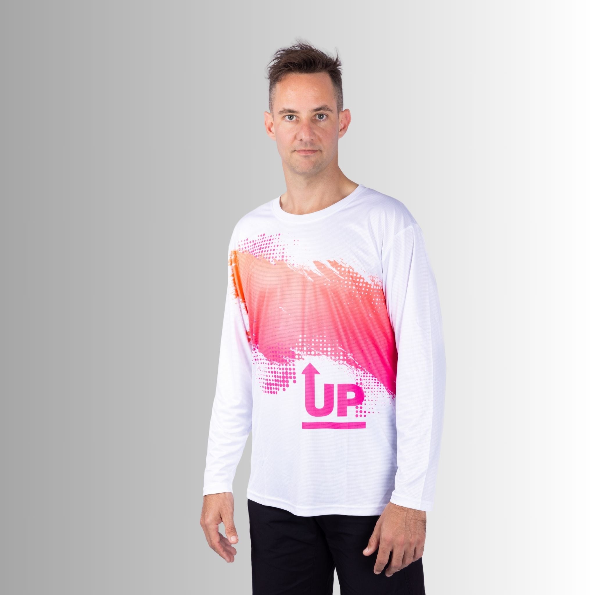 Neon White Ink’d Up – LS HYFLEX Jersey – Up North Apparel