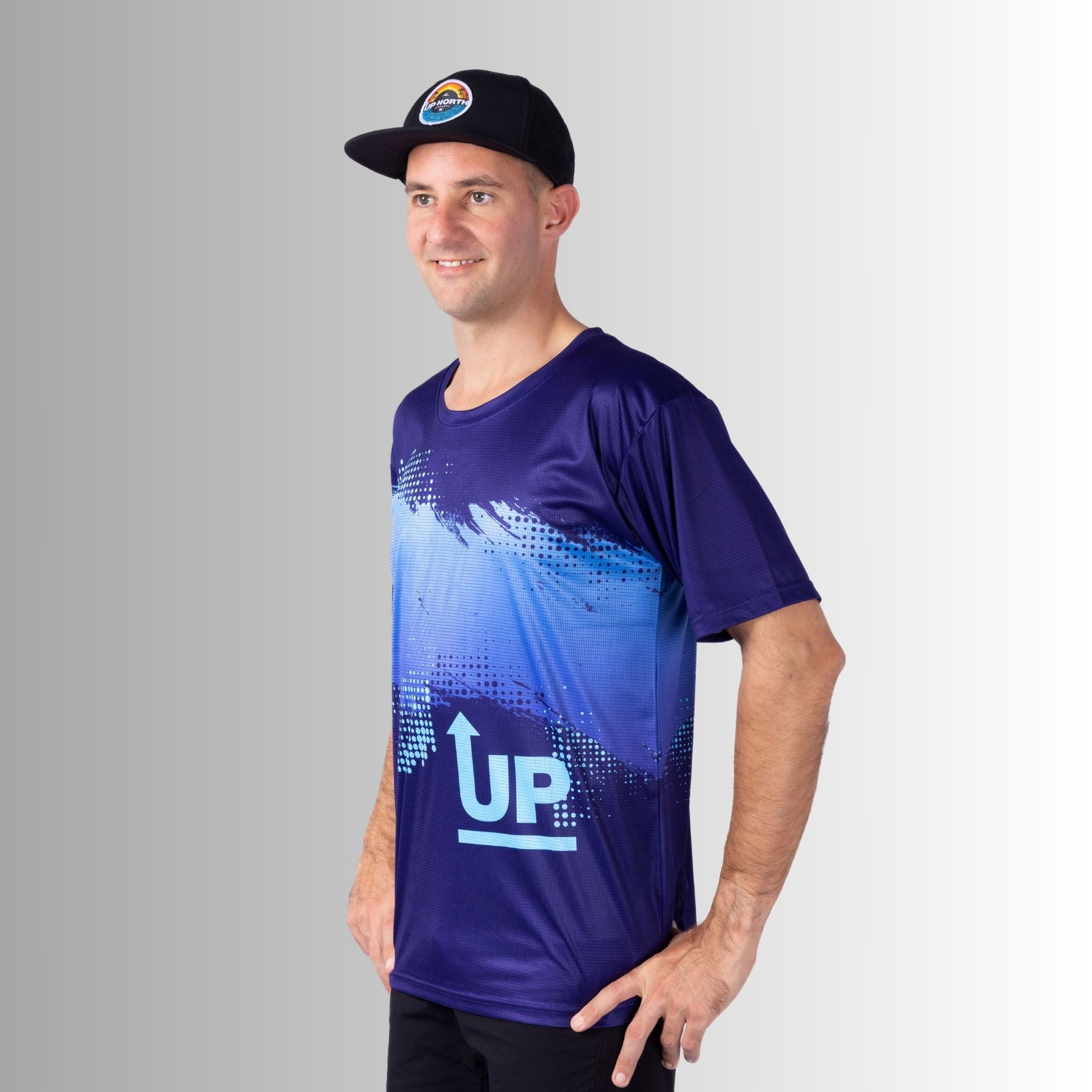 Neon Navy Ink’d Up – SS HYFLEX Jersey – Up North Apparel