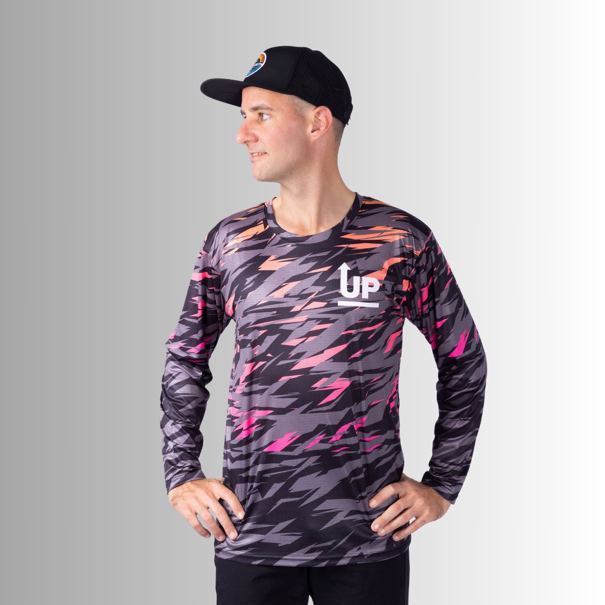 Matrix Tropical Grey – LS HYFLEX Jersey – Up North Apparel