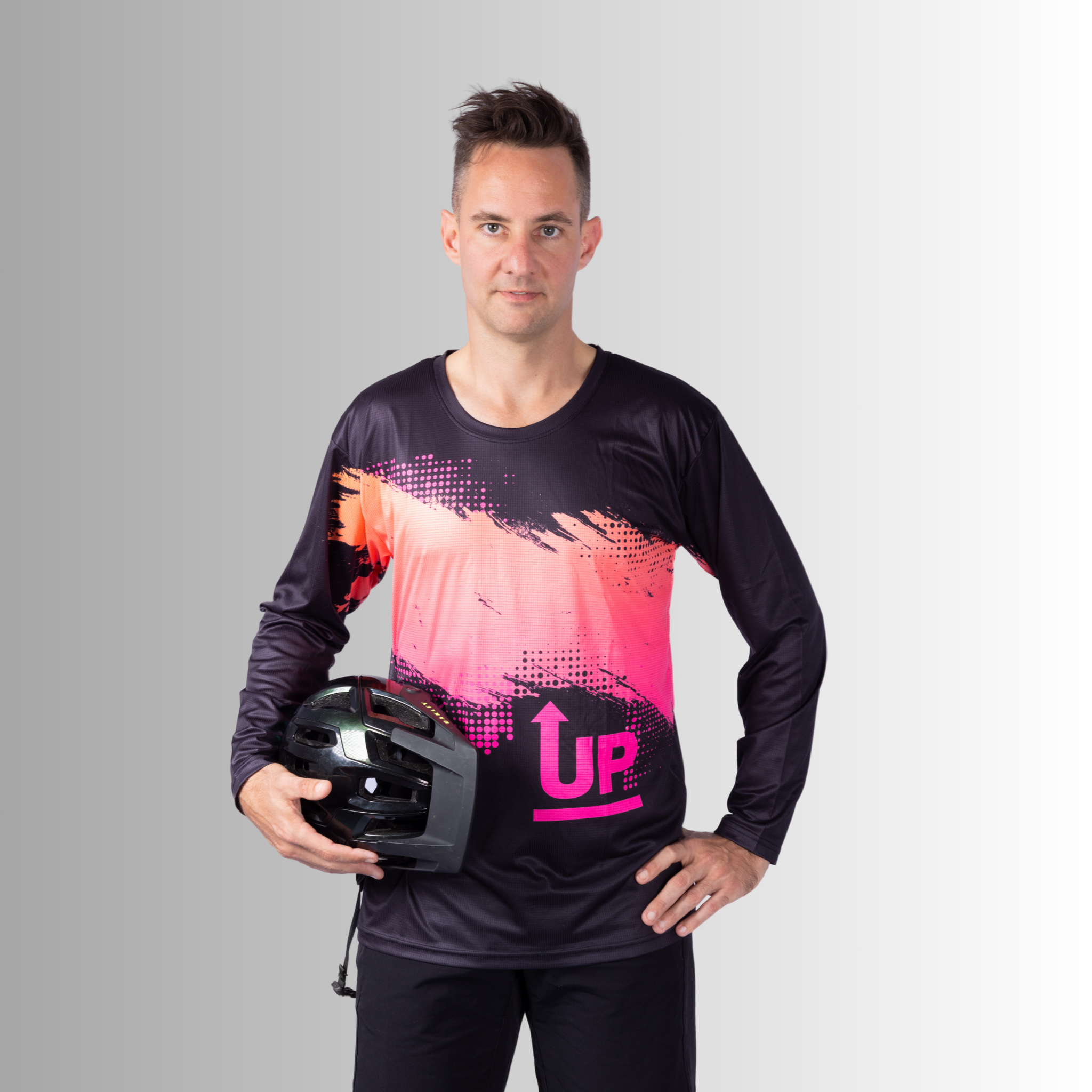 Neon Black Ink’d Up – LS HYFLEX Jersey – Up North Apparel