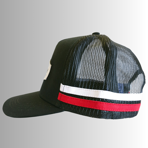 The Western Trucker - Black/Red/White