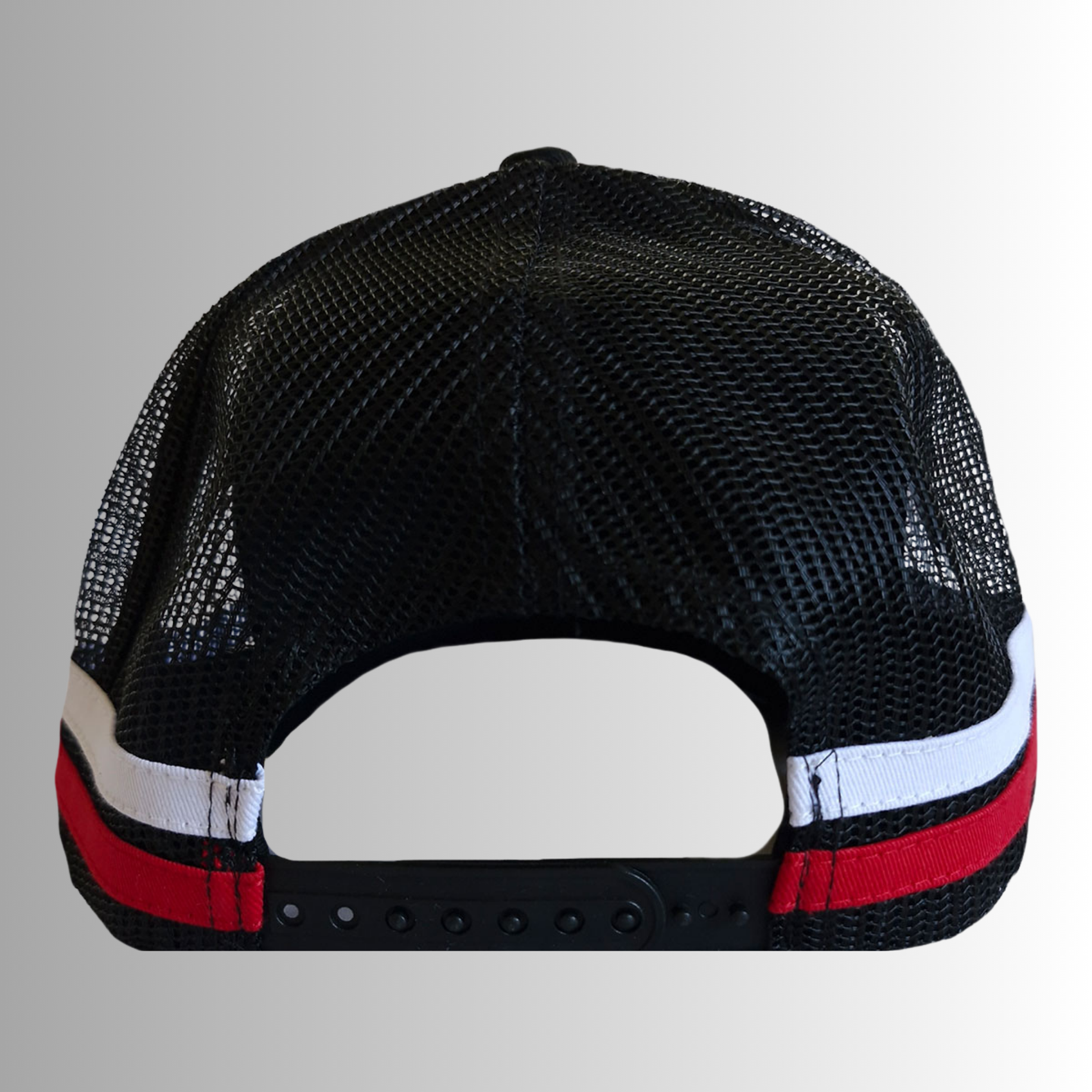 The Western Trucker - Black/Red/White – Up North Apparel