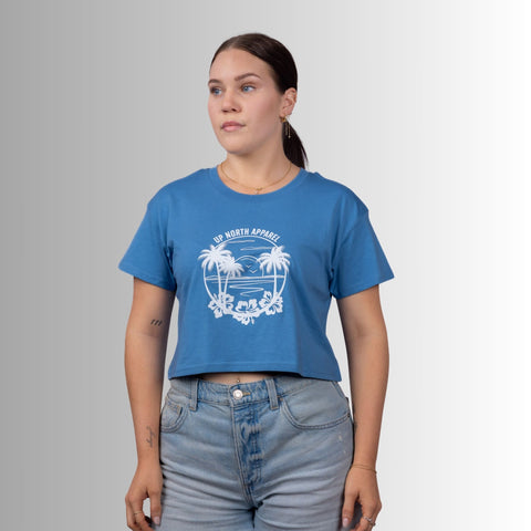 Tropical Paradise Crop Tee -
