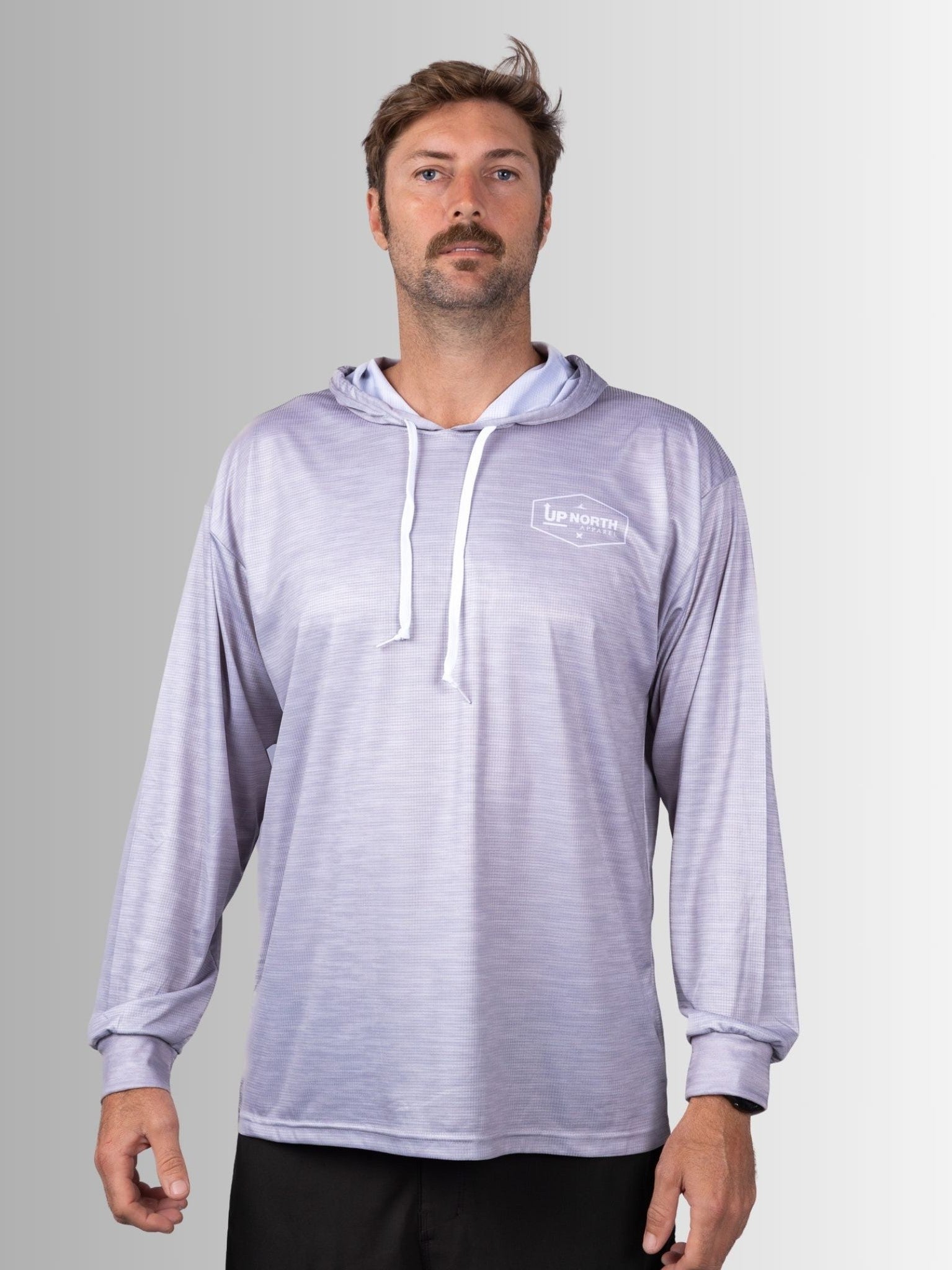 OG HYFLEX HOOD JERSEY - GREY MARLE – Up North Apparel