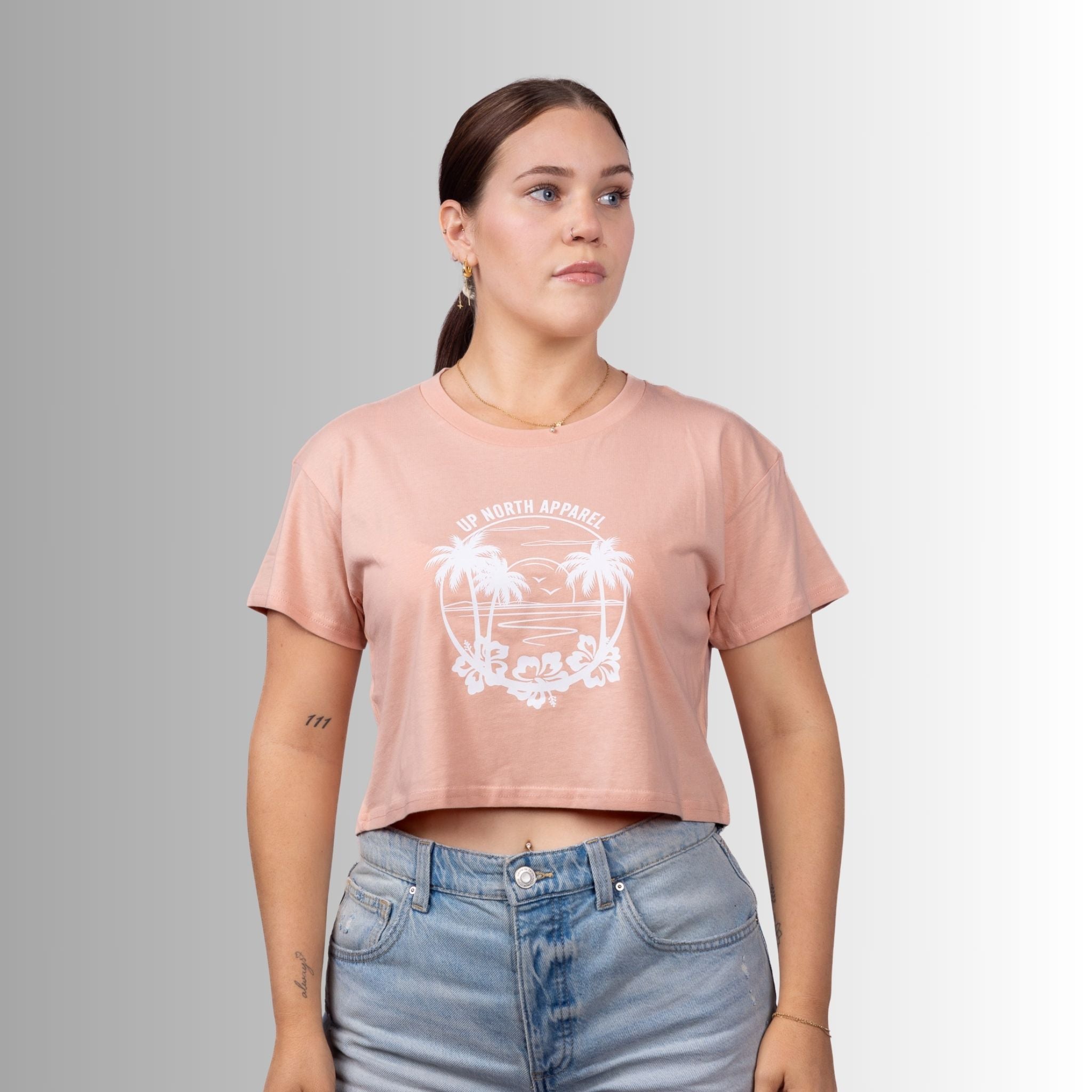 Tropical Paradise Crop Tee -