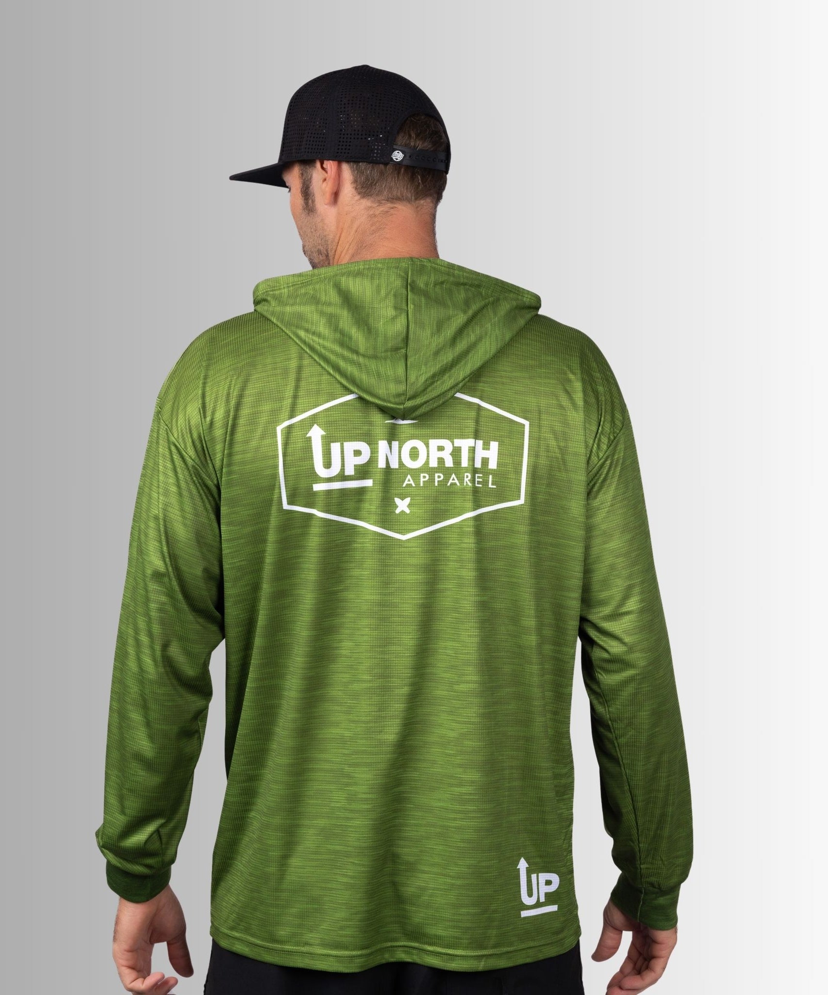 OG HYFLEX HOOD JERSEY - OLIVE MARLE