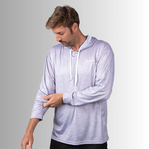 Mens OG Hyflex Hooded Jersey - Grey Marle