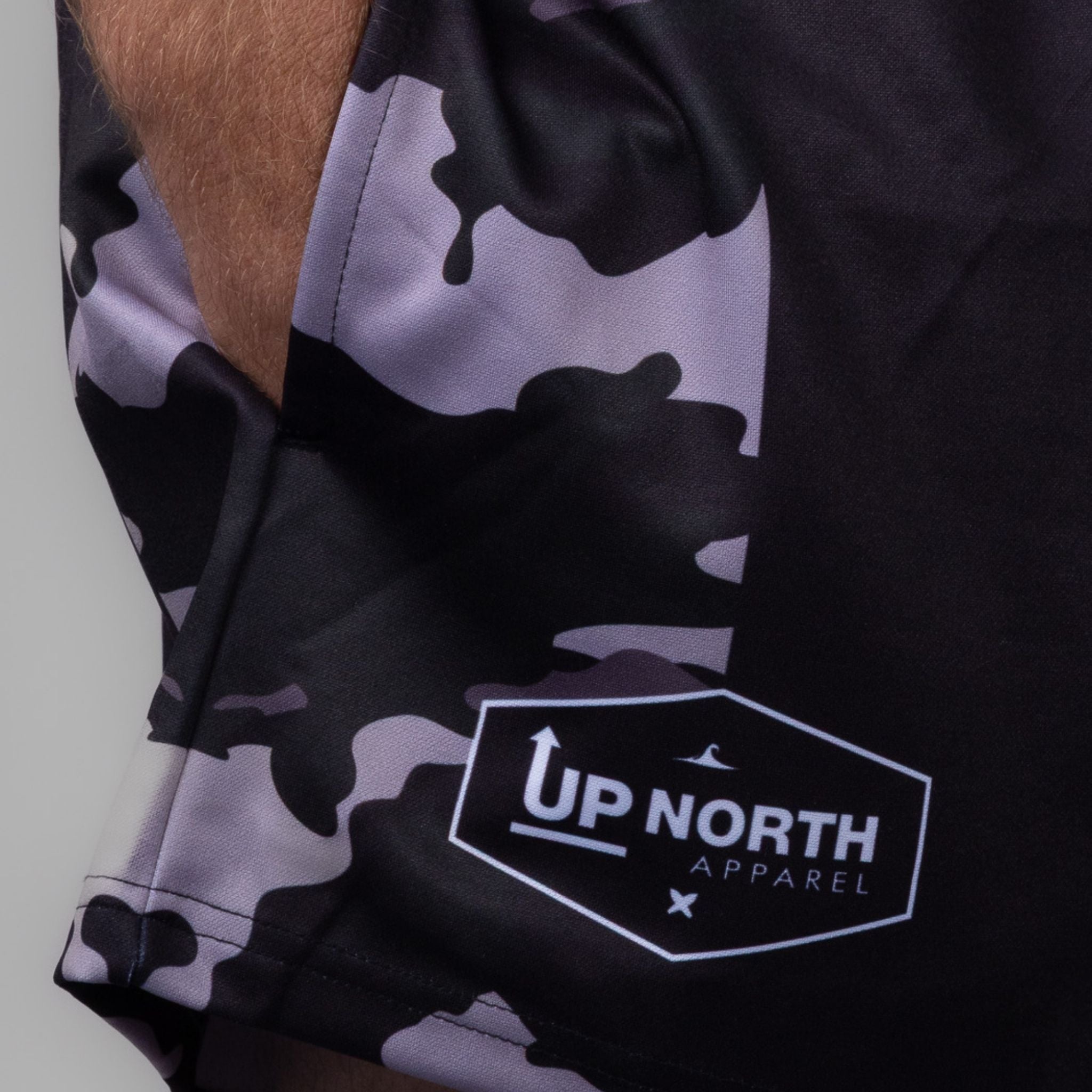 Black Storm Camo Footy Shorts