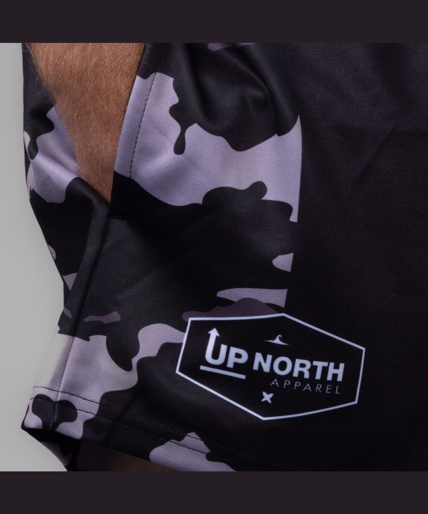 Black Storm Camo Footy Shorts