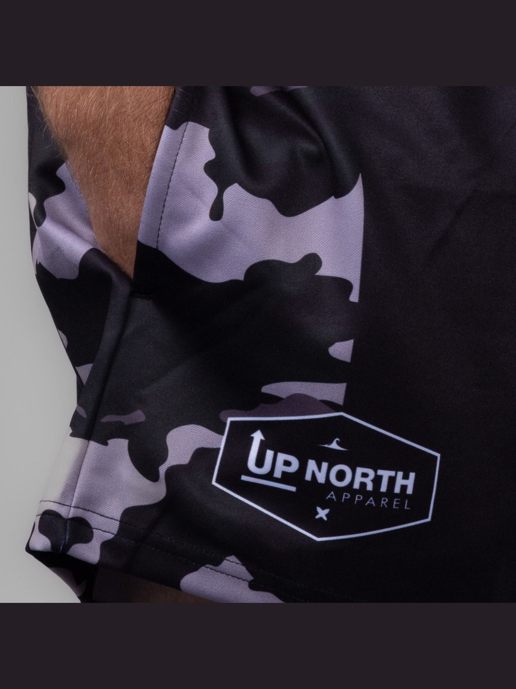 Black Storm Camo Footy Shorts