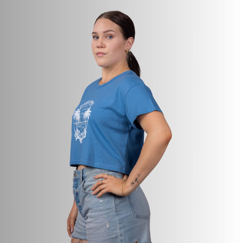 Tropical Paradise Crop Tee -
