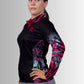 LADIES TROPICAL HIBISCUS POLO JERSEY – Up North Apparel