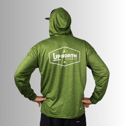 Mens OG Hyflex Hooded Jersey - Olive Marle