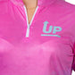 LADIES COTTON CANDYZIP NECK POLO JERSEY – Up North Apparel