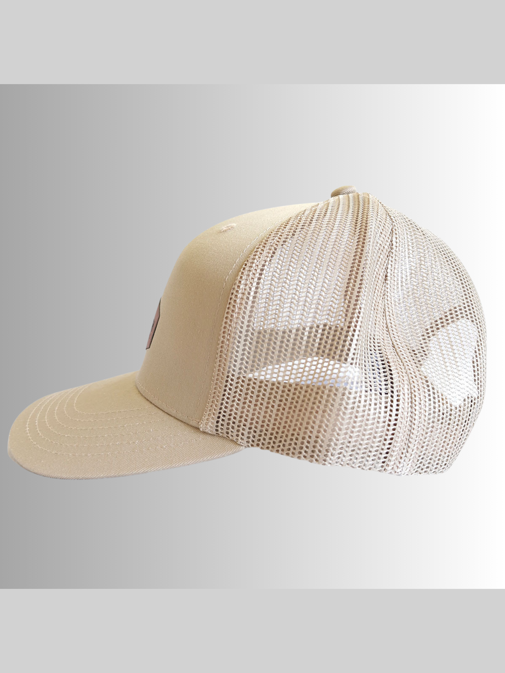 The Heritage Trucker - Beige – Up North Apparel
