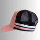 The Western Trucker - Pink/Black – Up North Apparel