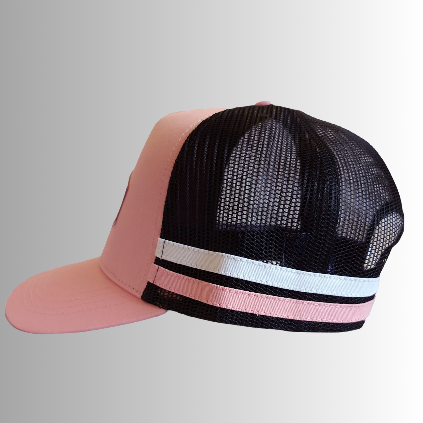 The Western Trucker - Pink/Black – Up North Apparel