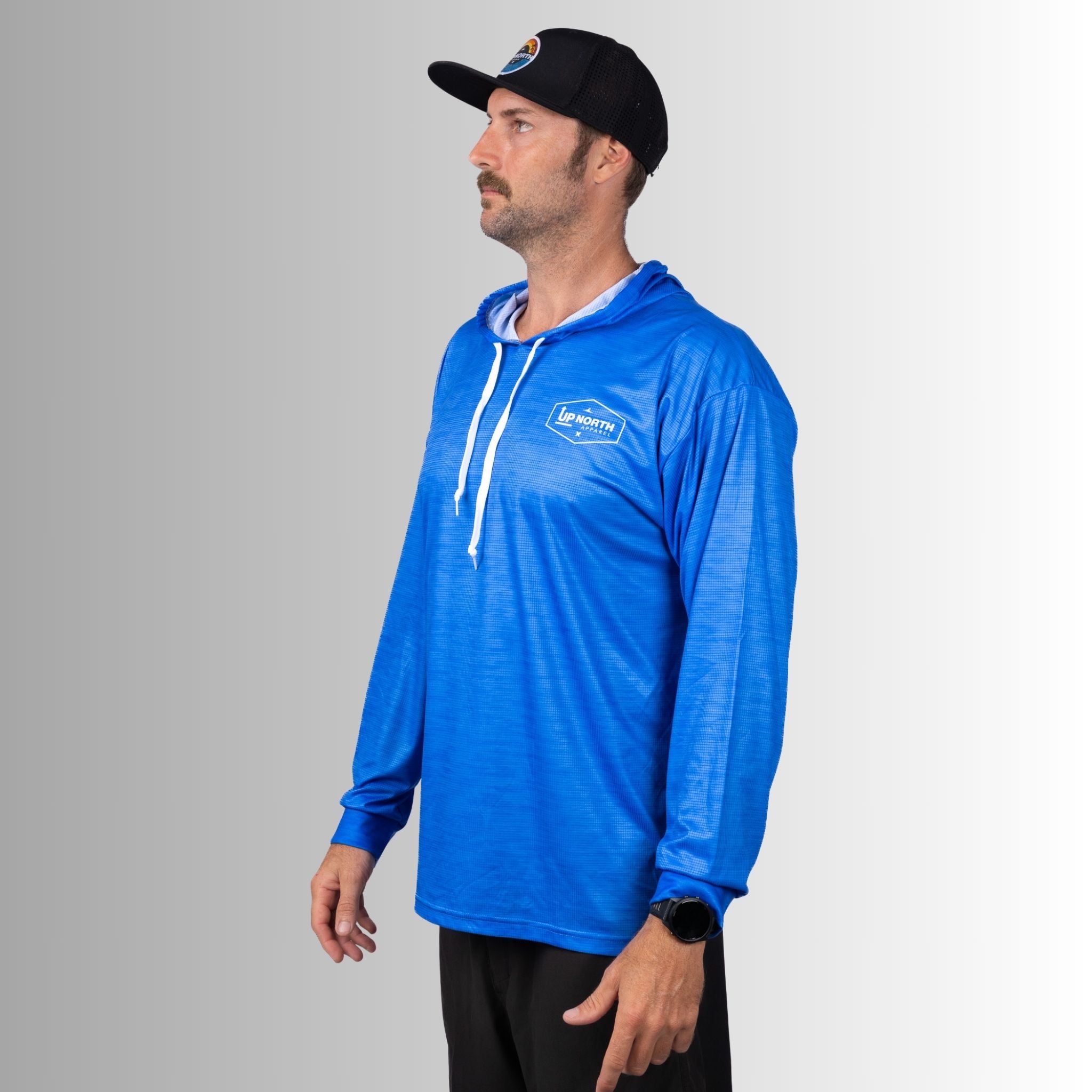 Mens OG Hyflex Hooded Jersey - Ocean Marle