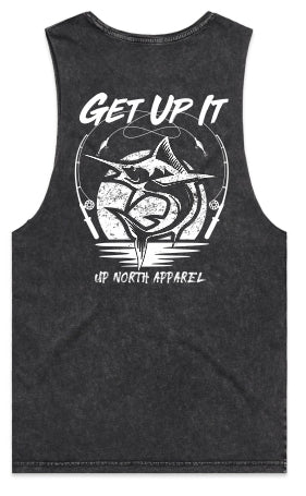 GET UP IT TANK - BLACK STONE – Up North Apparel