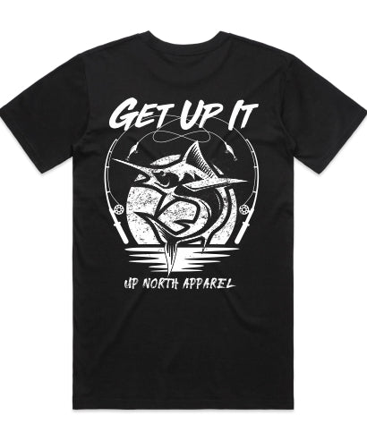 GET UP IT - BLACK TEE