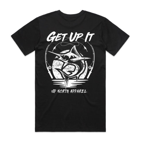 GET UP IT - BLACK TEE – Up North Apparel