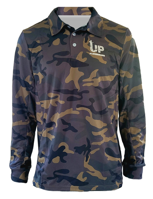 GET UP IT CAMO - JERSEY POLO