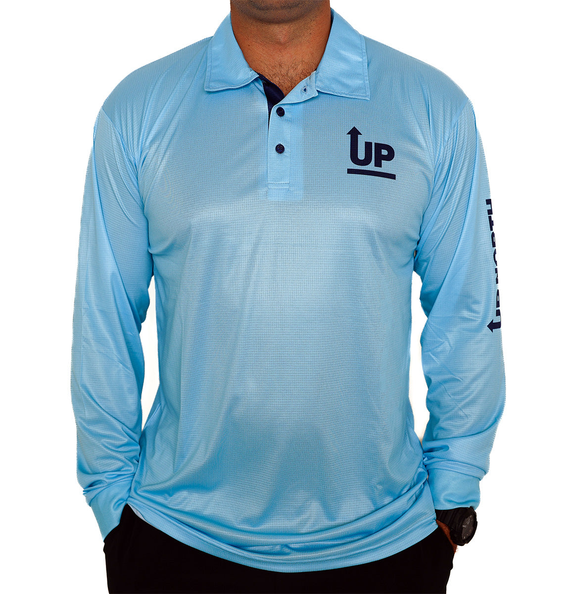 HYFLEX POLO JERSEY - LIGHT BLUE