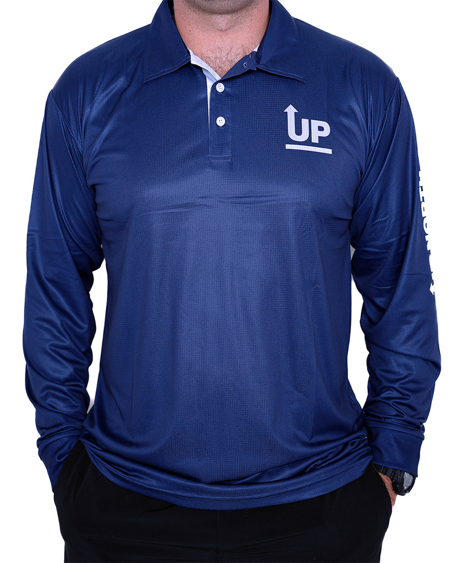 HYFLEX POLO JERSEY - NAVY BLUE