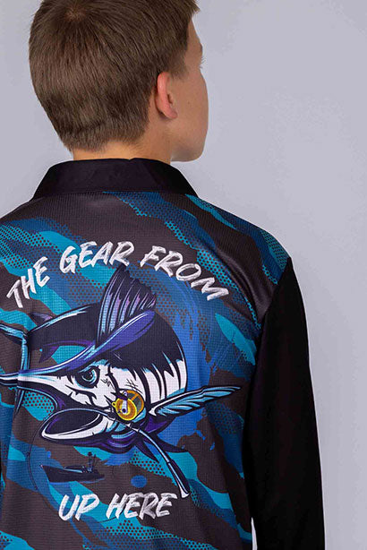 KIDS OCEAN GRANDER POLO JERSEY – Up North Apparel