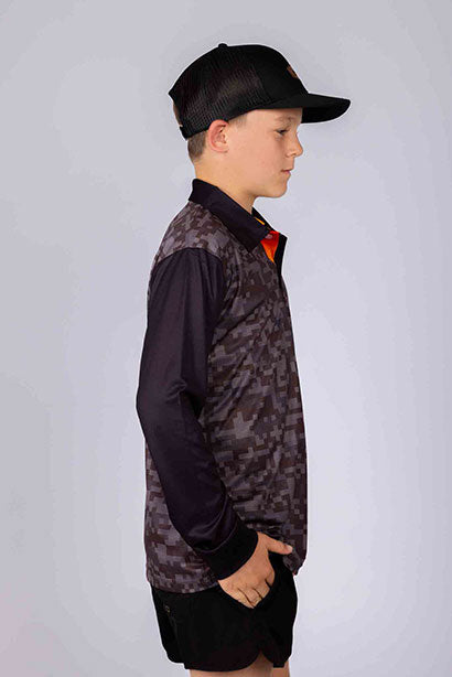KIDS SKULL ISLAND POLO JERSEY – Up North Apparel