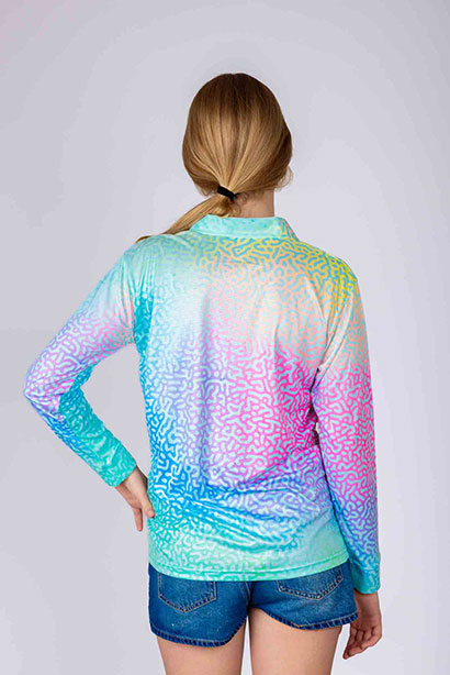 KIDS CORAL PARADISE POLO JERSEY – Up North Apparel