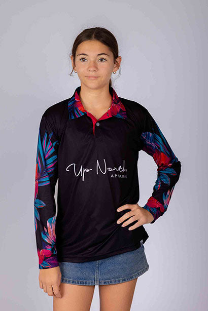 KIDS ISLAND FLOWER POLO JERSEY – Up North Apparel