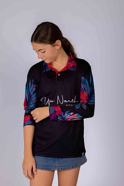 KIDS ISLAND FLOWER POLO JERSEY – Up North Apparel