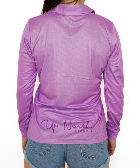 LADIES HYFLEX POLO JERSEY - LAVENDER