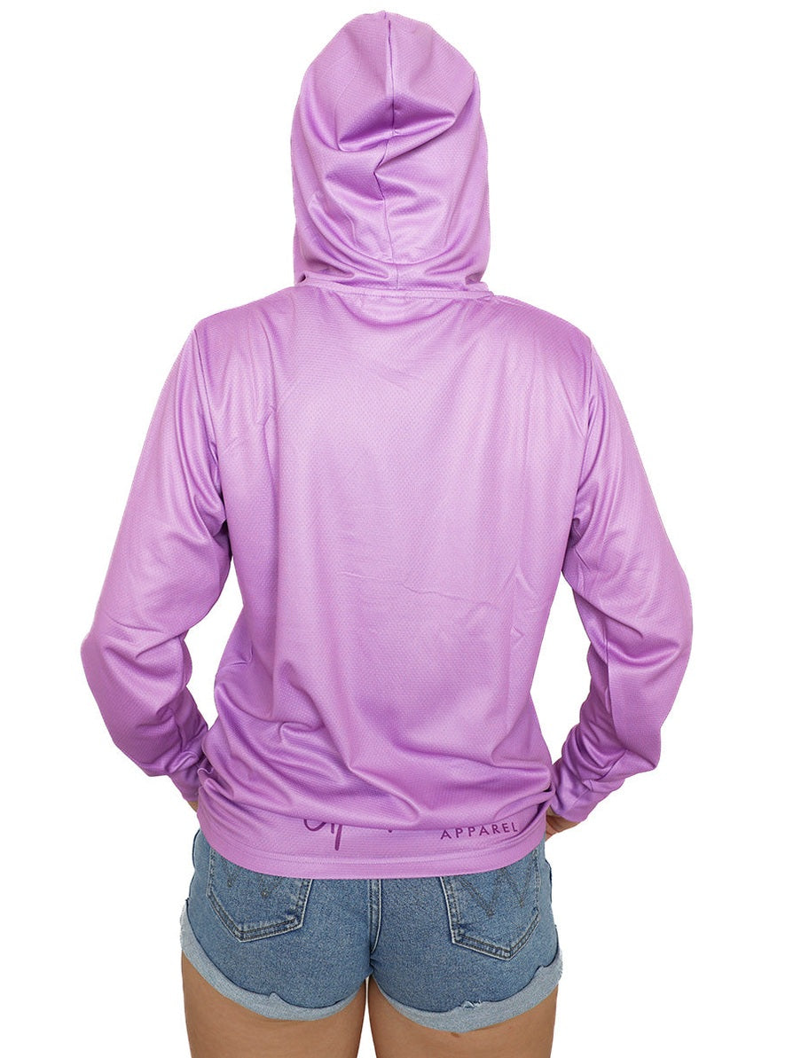 LADIES STYLIN HOOD JERSEY - LAVENDER