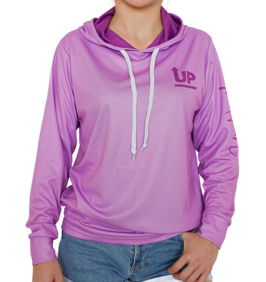 LADIES STYLIN HOOD JERSEY - LAVENDER