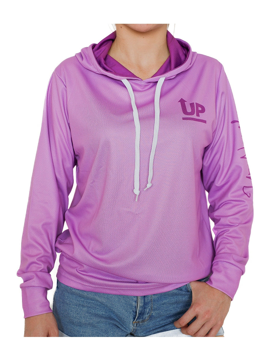 LADIES STYLIN HOOD JERSEY - LAVENDER