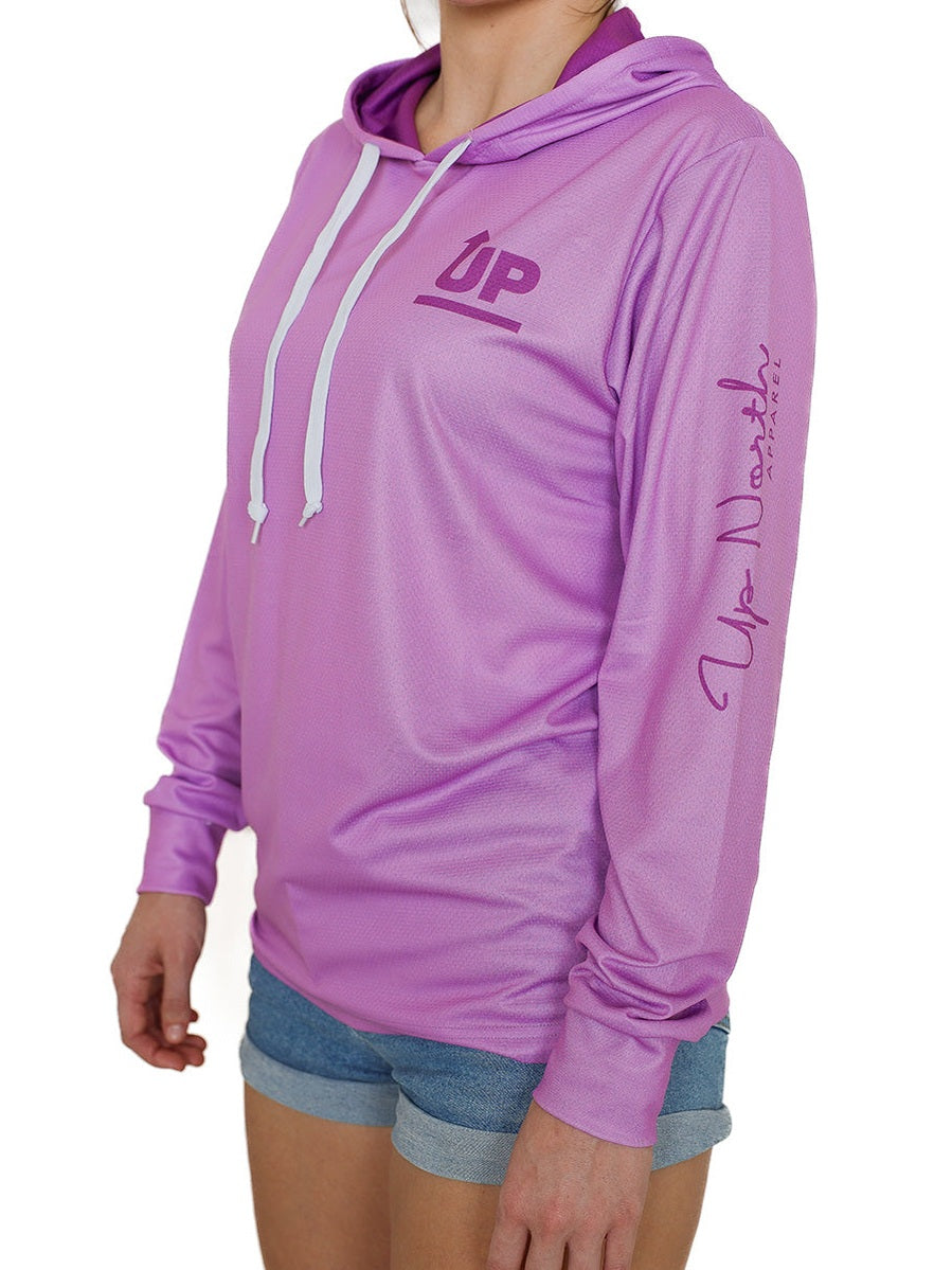 LADIES STYLIN HOOD JERSEY - LAVENDER
