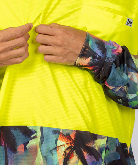 HI VIS ISLAND FEVER HOOD JERSEY