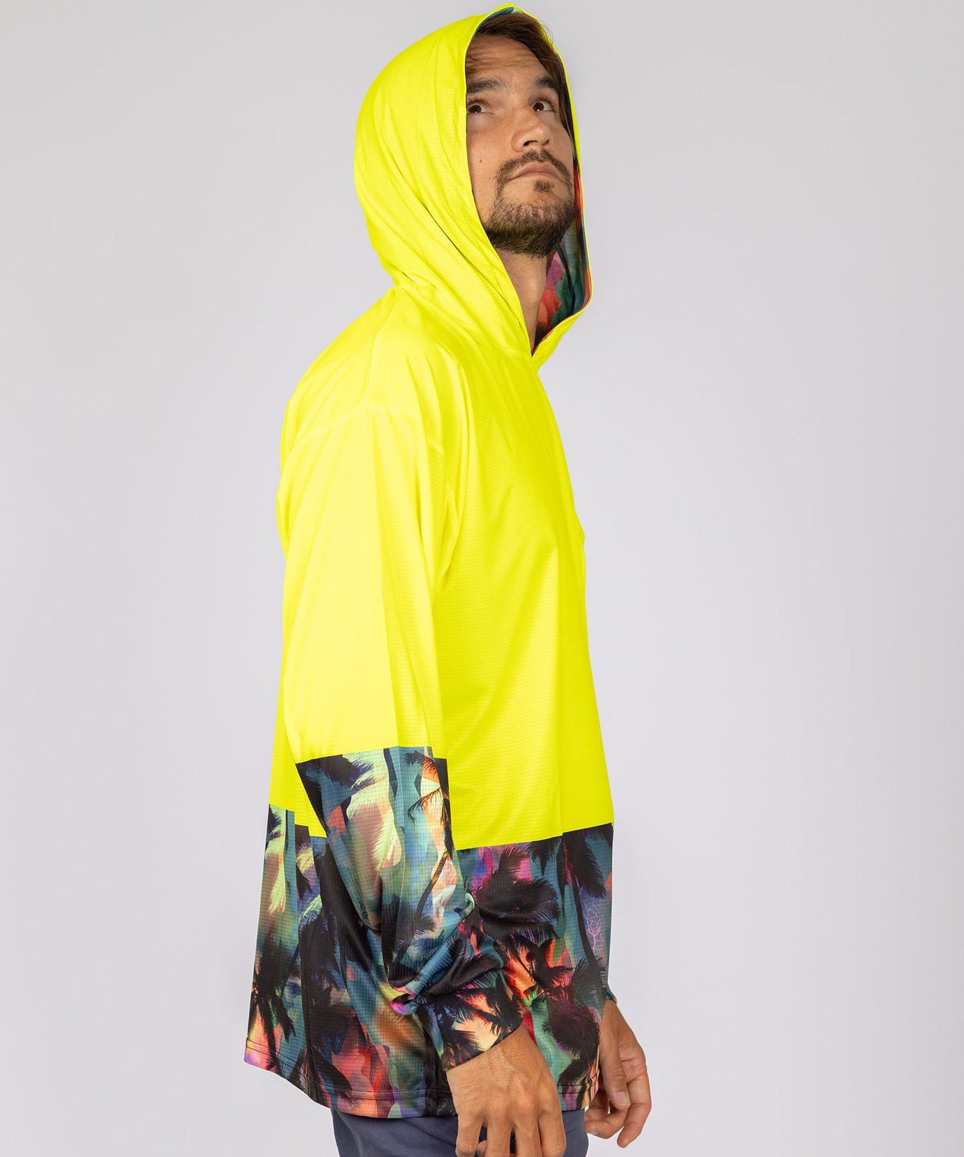 HI VIS ISLAND FEVER HOOD JERSEY
