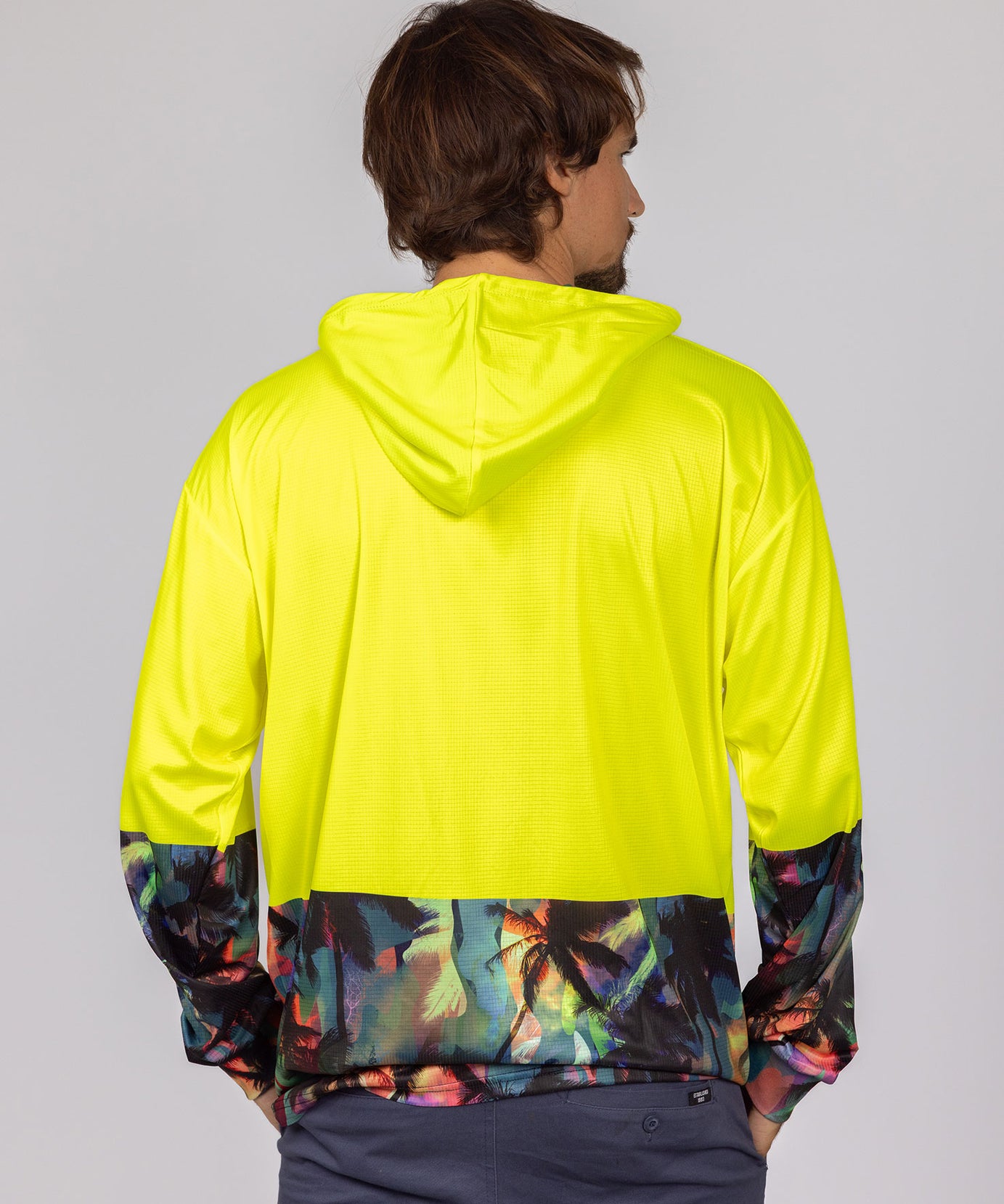 HI VIS ISLAND FEVER HOOD JERSEY