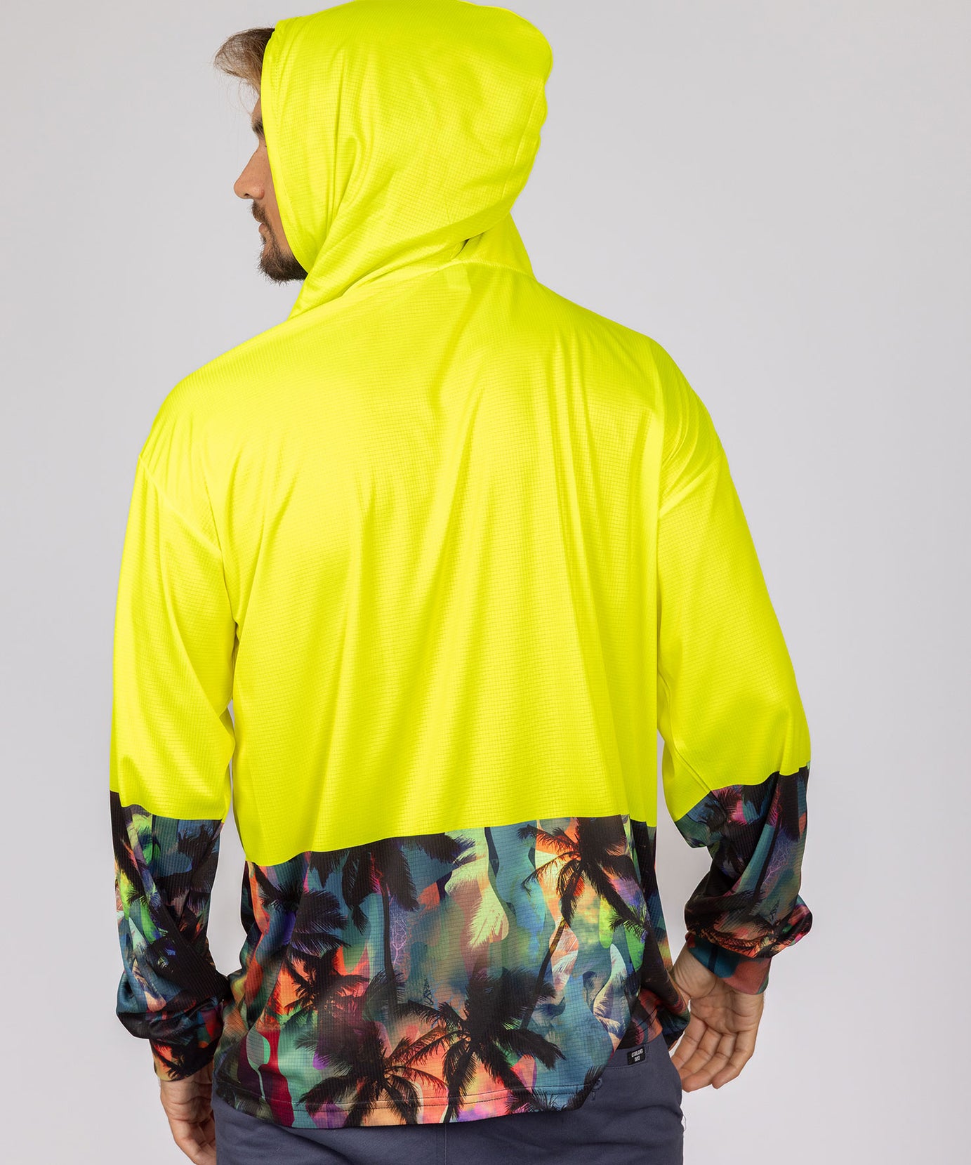 HI VIS ISLAND FEVER HOOD JERSEY