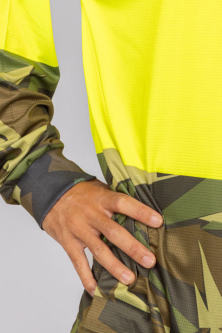 HI VIS TOP END CAMO HOOD JERSEY – Up North Apparel