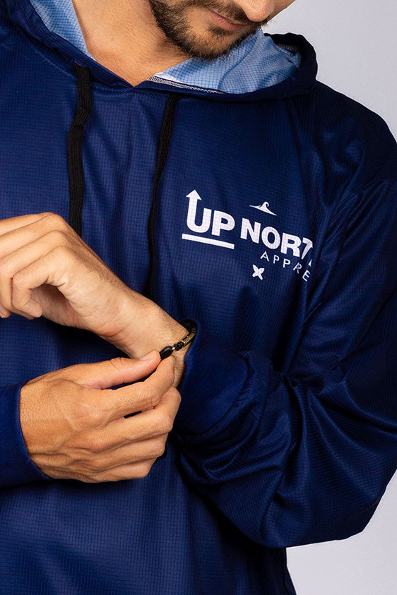 OG HYFLEX HOOD JERSEY - NAVY – Up North Apparel