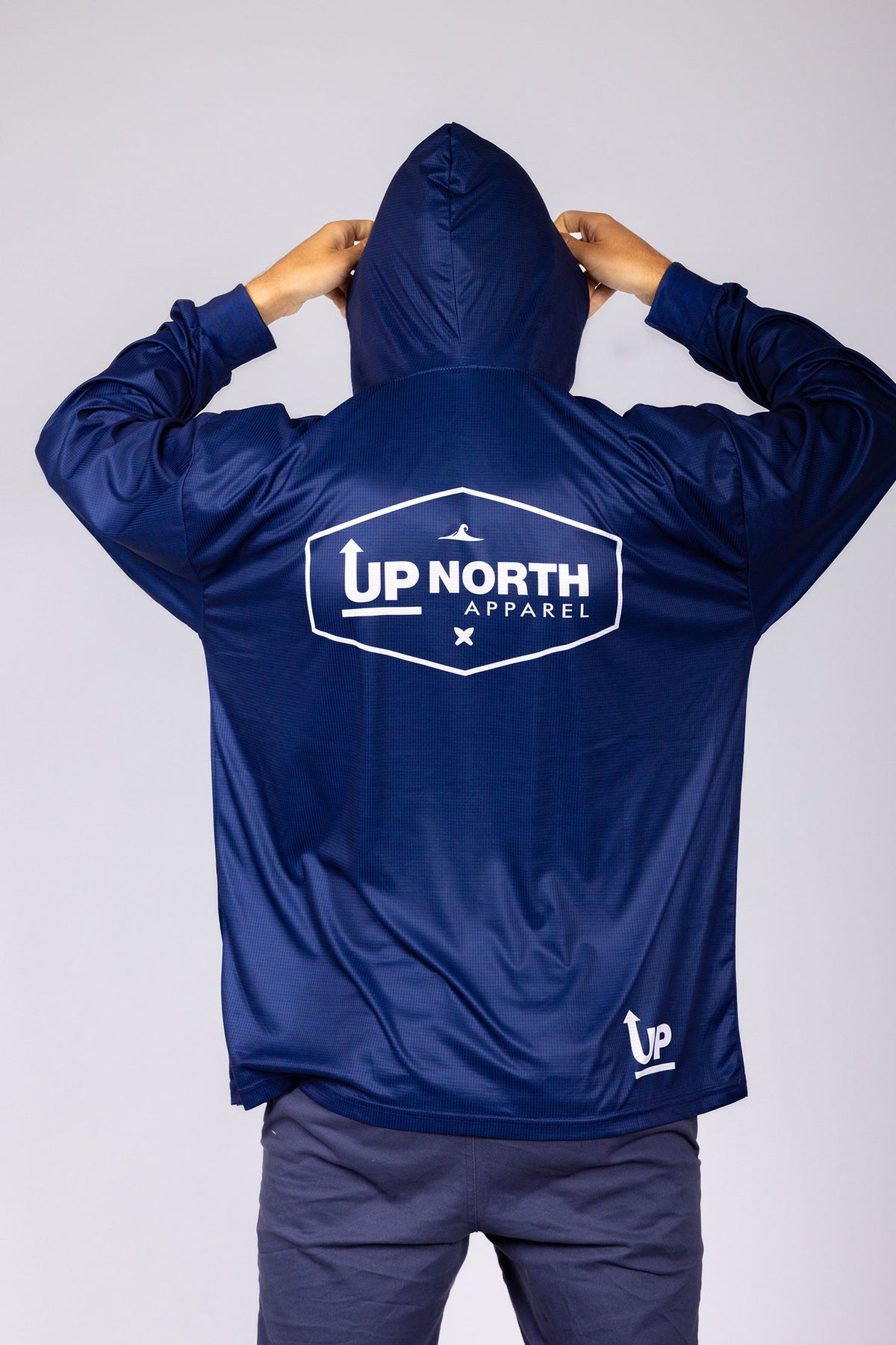 OG HYFLEX HOOD JERSEY - NAVY – Up North Apparel