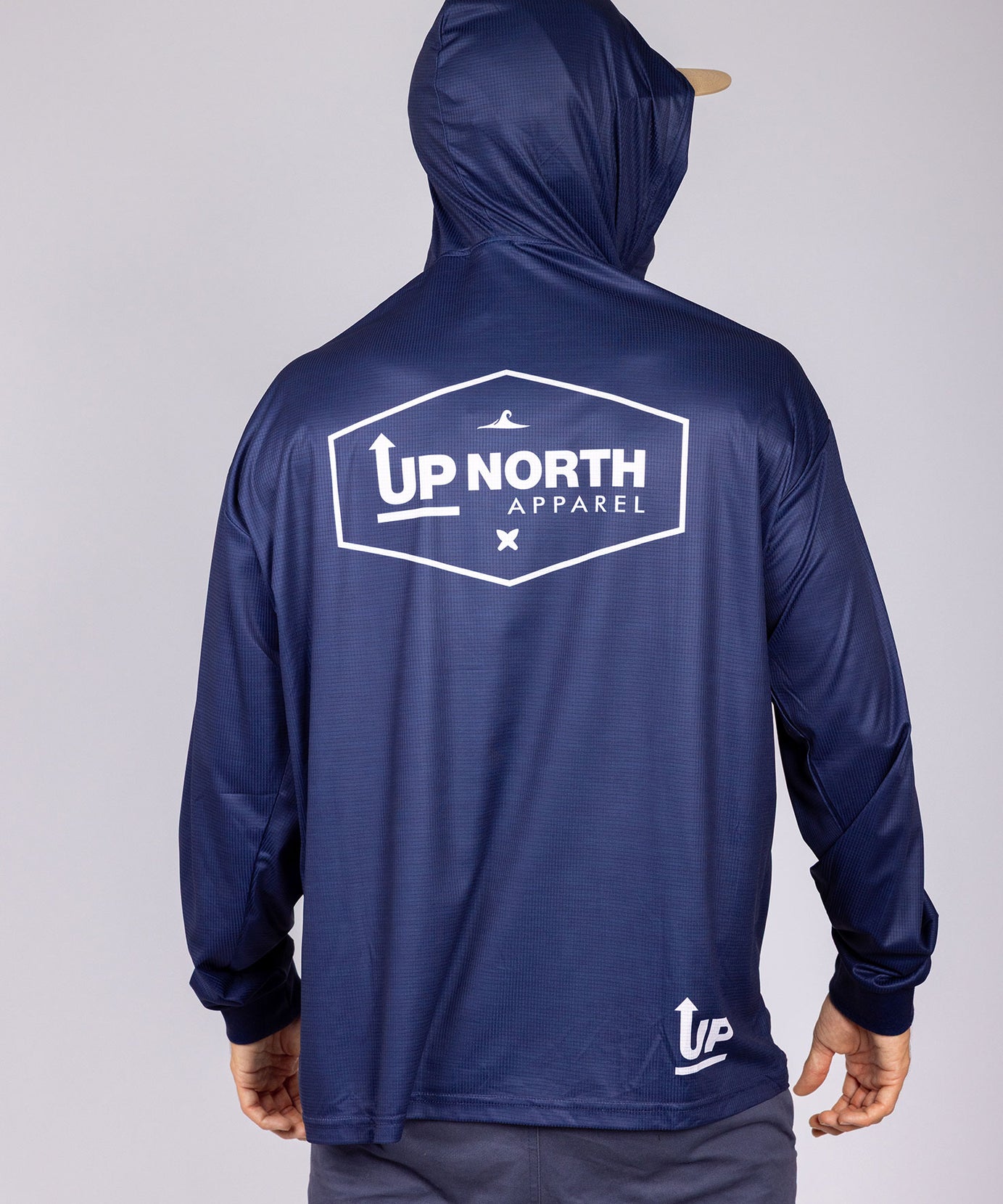 NAVY WANDERER HOOD JERSEY WITH FACE MASK
