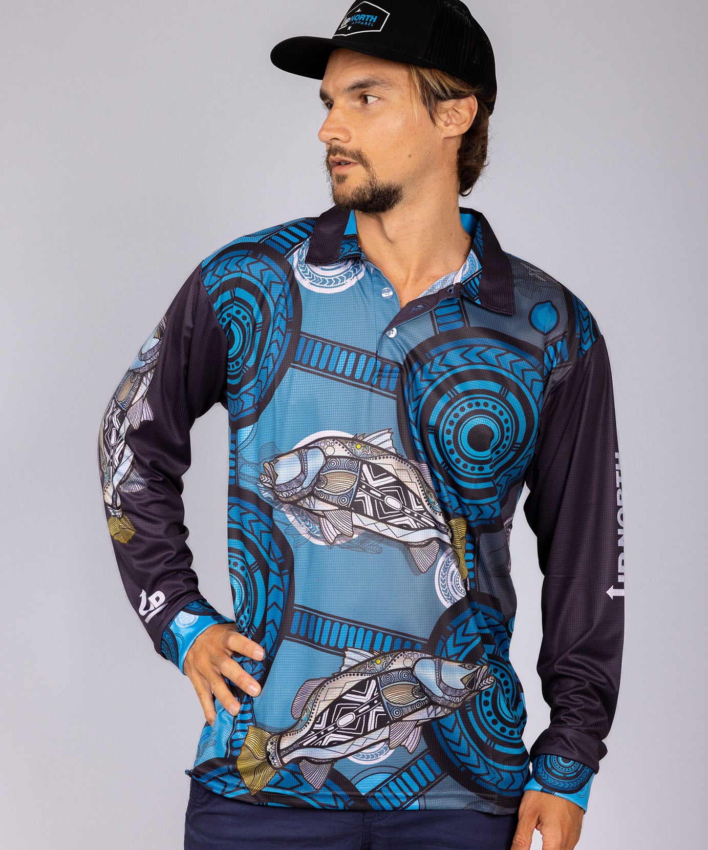 BARRA INDIGENOUS DESIGN POLO JERSEY