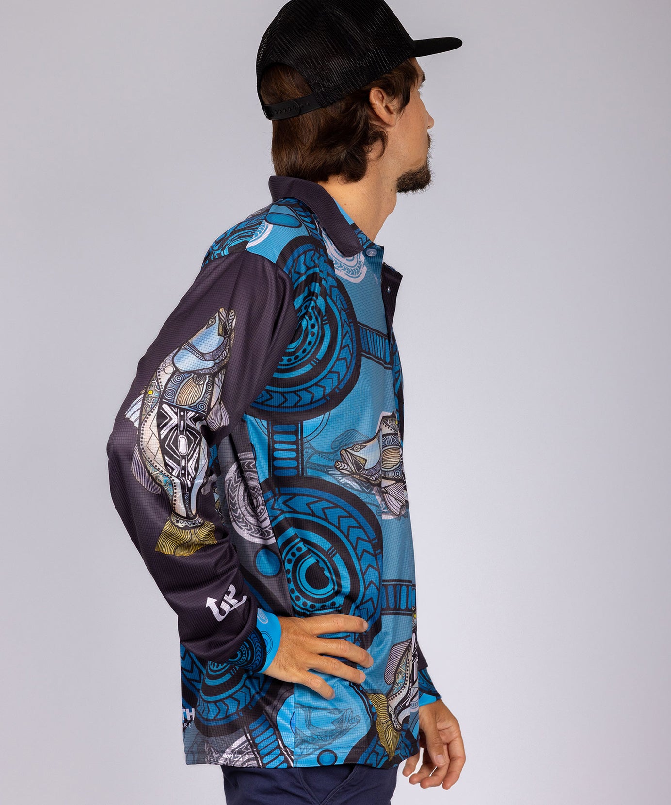 BARRA INDIGENOUS DESIGN POLO JERSEY